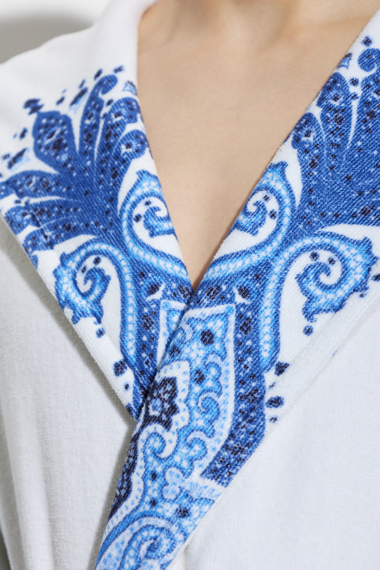 Blue Bathrobe with hood Etro Home - Vitkac France